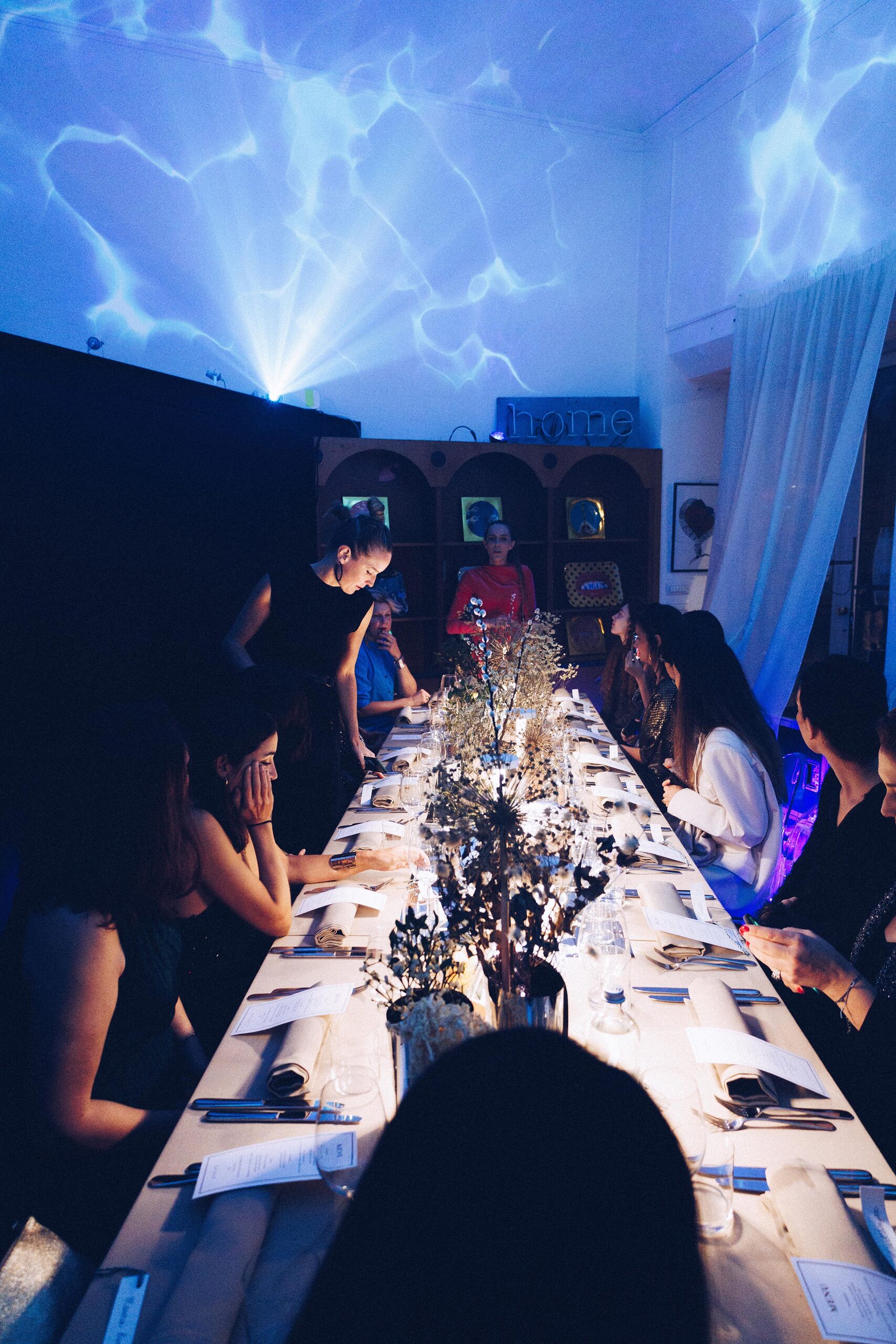 Back Home was an event which played with the theme of water, inviting guests to discover their inner selves. Giorgia Mirabella provided event design, production and art direction services.